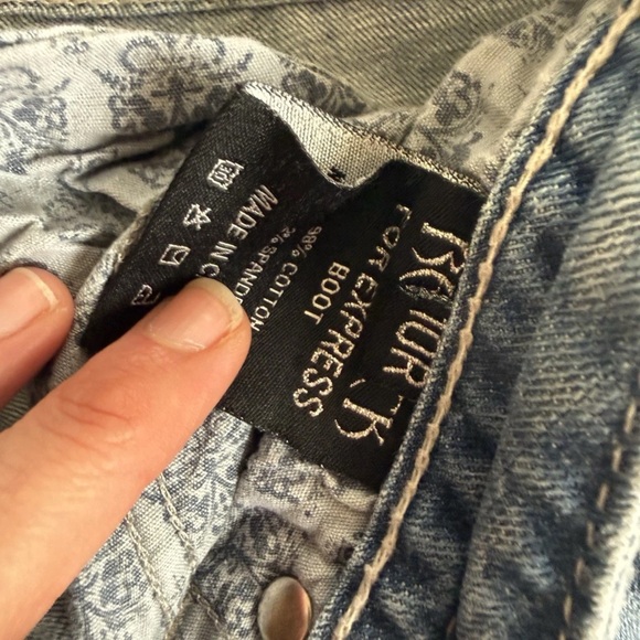 Lot of 3 Y2K ReRock Womens Jeans size 10R - Picture 3 of 9